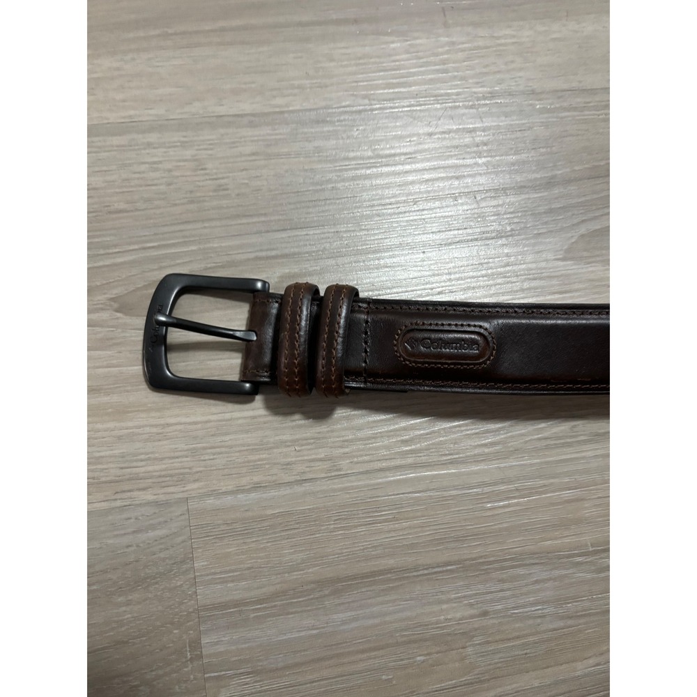 Columbia Mens Brown Genuine Leather Belt Size 2X 46-48 17CO02A9